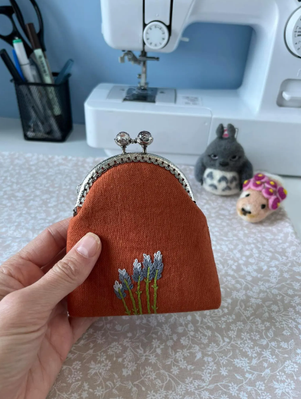Гаманець з вишитими незабудками - Зображення 2