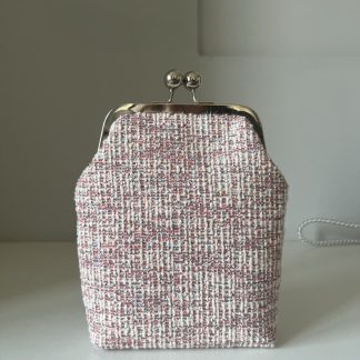 Рожева твідова сумочка